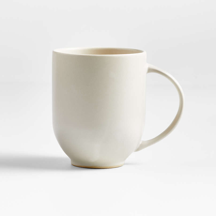 Craft Linen Cream Mug + Reviews | Crate & Barrel