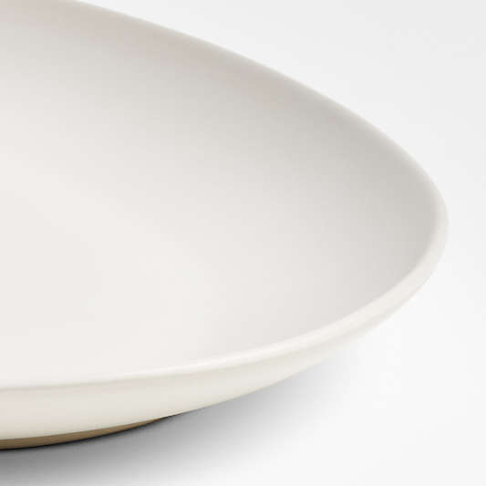 Craft Linen Cream Large Oval Serving Platter