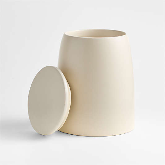 Craft Linen Cream Stoneware Canisters