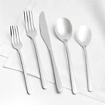 Craft Mirror 20-Piece Flatware Set + Reviews | Crate & Barrel