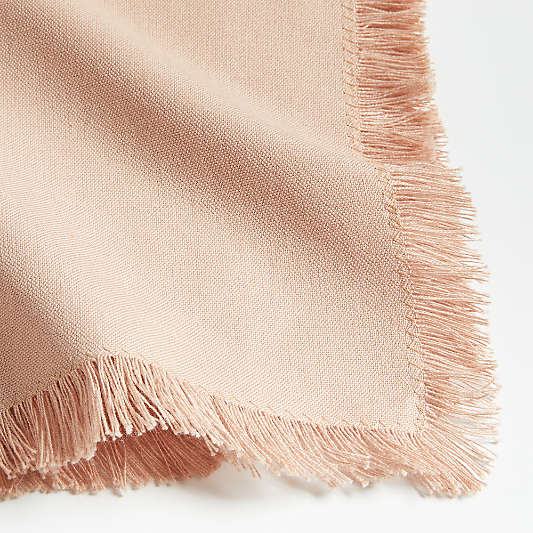 Craft Blush Organic Cotton Fringe Napkin