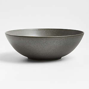 Grey Serving Bowls Baskets Crate Barrel