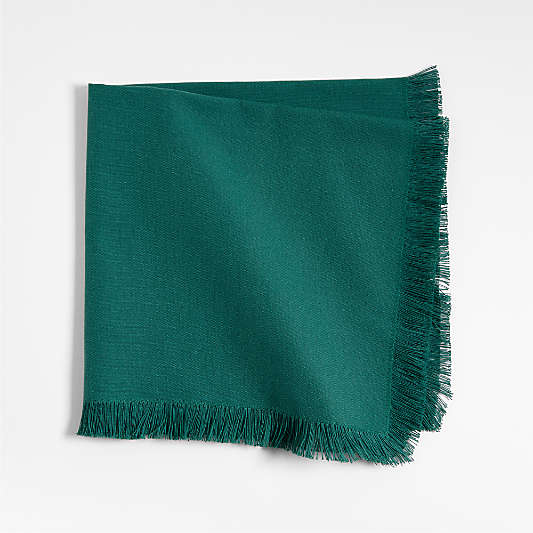 Craft Smokey Pine Organic Cotton Fringe Napkin