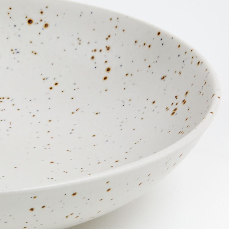 Craft 10" Speckled White Low Bowl - image 7 of 8