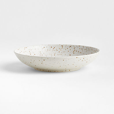 View Craft 10" Speckled White Low Bowl details