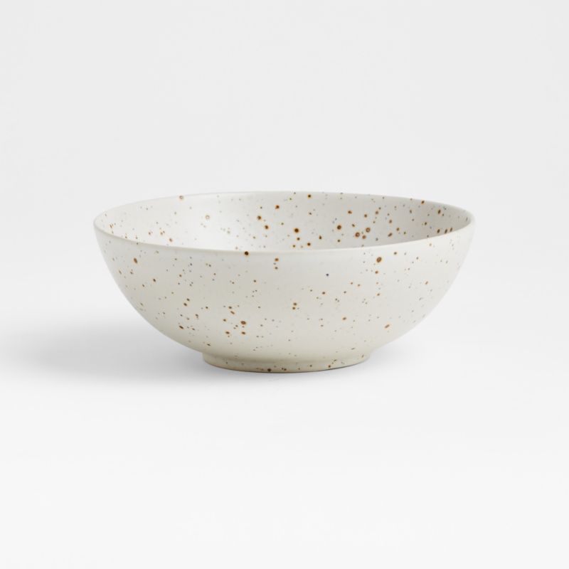 Craft 8" Speckled White Cereal Bowl