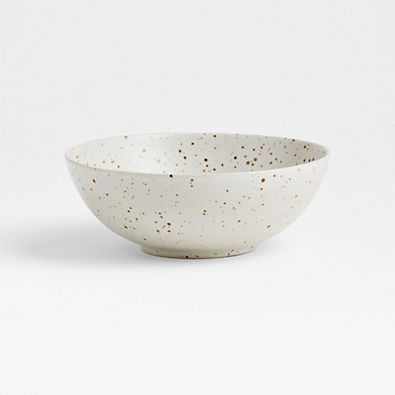 View Craft 8" Speckled White Cereal Bowl details