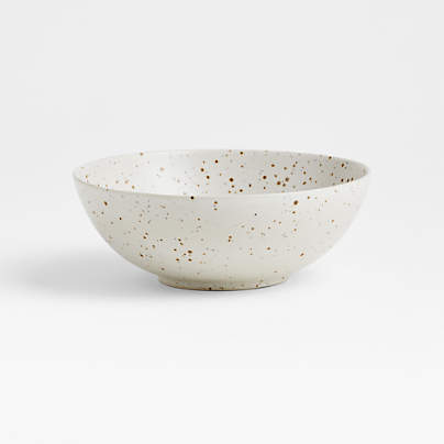 Craft 8" Speckled White Cereal Bowl