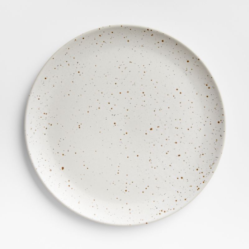 Crisp Modern Matte Black Dinner Plate + Reviews