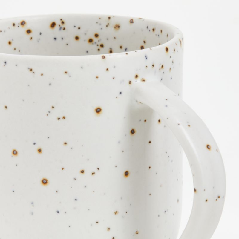 Craft 11.5-oz. Speckled White Mug - image 4 of 6