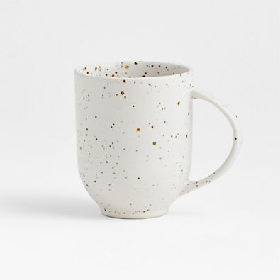 View Craft 11.5-oz. Speckled White Stoneware Mug details