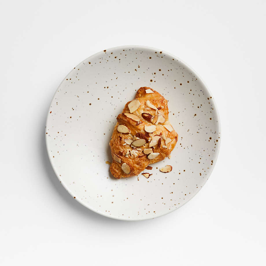 Craft Speckled White Salad Plate + Reviews | Crate & Barrel