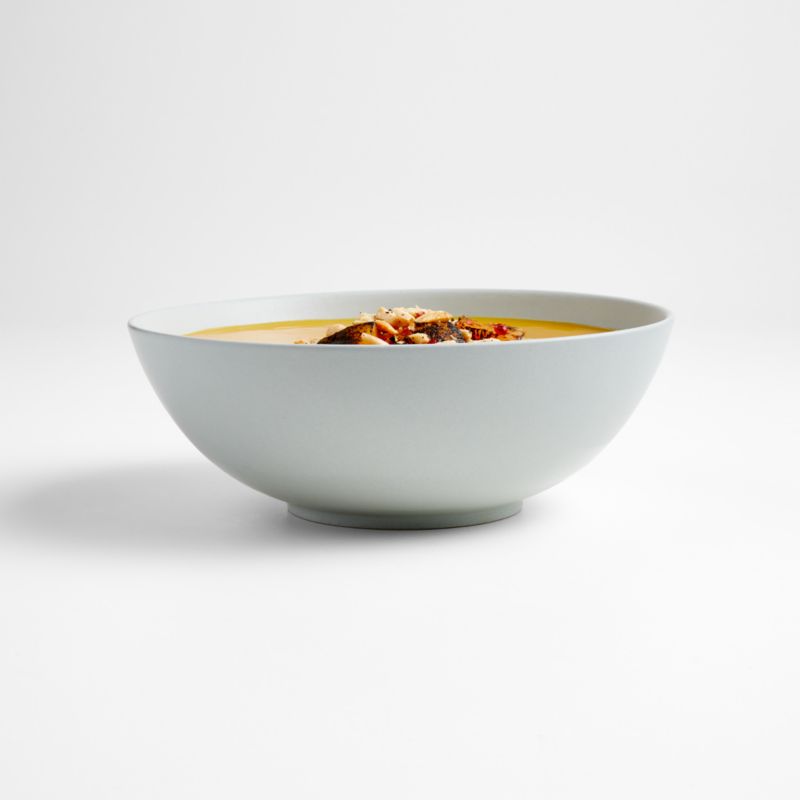 Crisp Modern Matte Black Soup/Cereal Bowl + Reviews