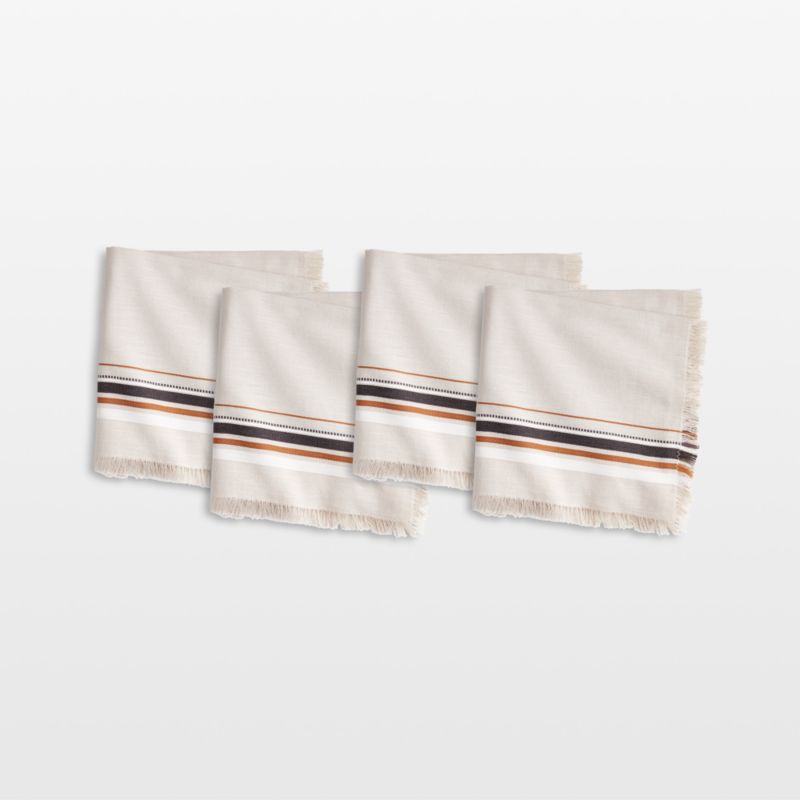 Craft Black and Natural Organic Cotton Napkins