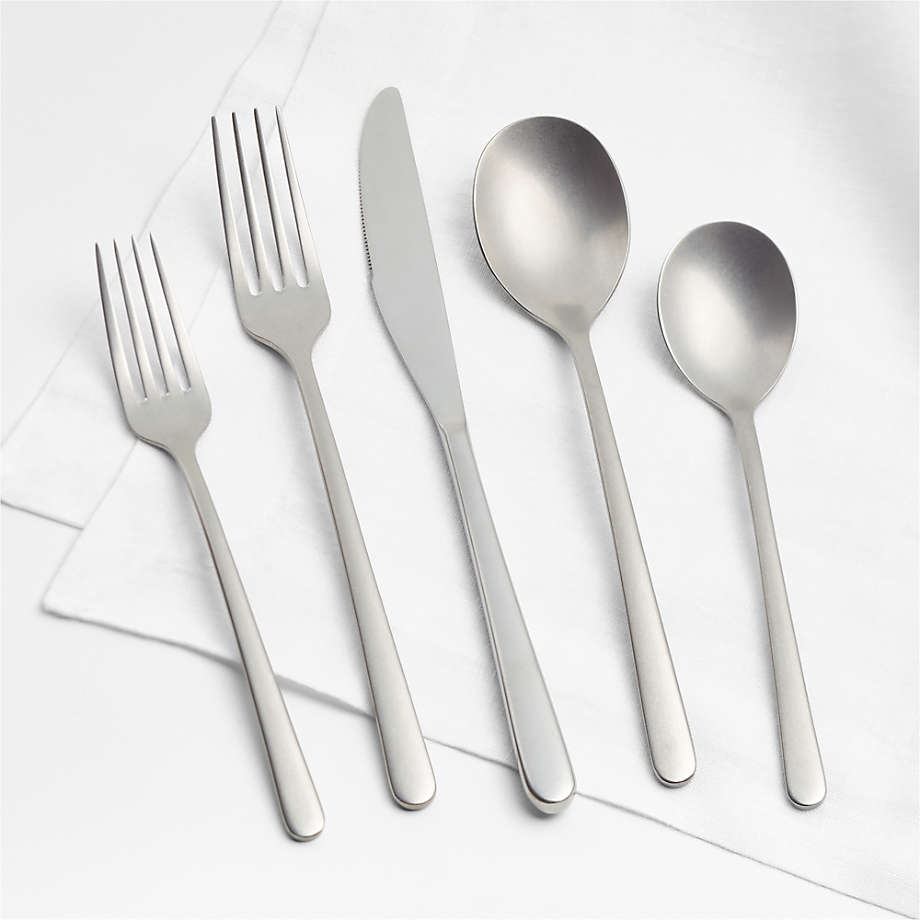 Craft Vintage 20-Piece Flatware Set + Reviews | Crate & Barrel