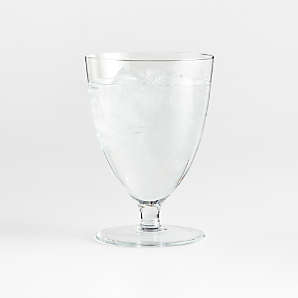 Glass, Water Goblet 12oz Low Stem 25/RACK - Aabco Rents Inc