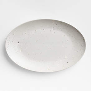 Craft Speckled White Salad Plate