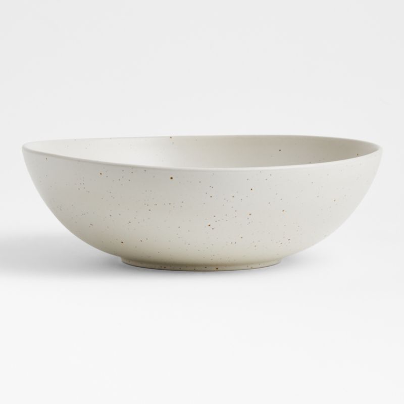 Craft Speckled White Large Serving Bowl