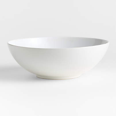 Craft White Stoneware Serving Bowl