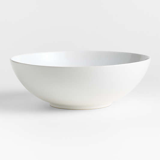 Craft White Stoneware Serving Bowl