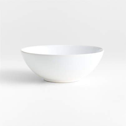 Craft White Stoneware Cereal Bowl