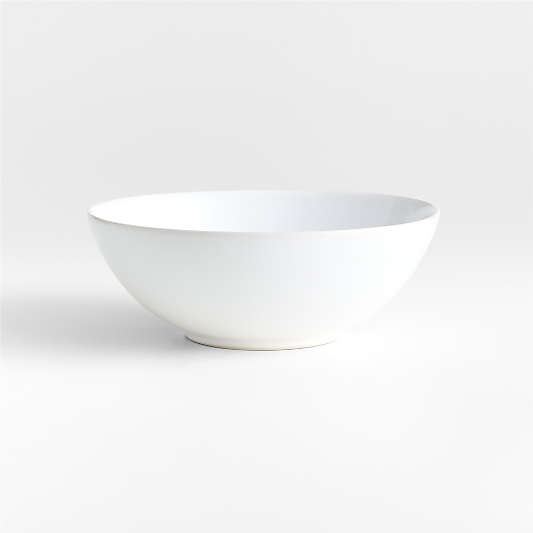 Craft White Stoneware Cereal Bowl