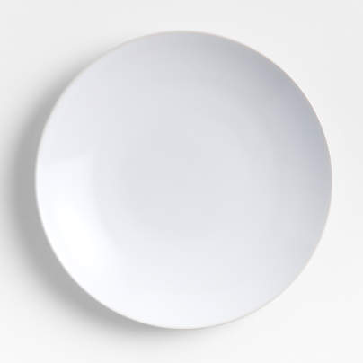 Craft White Stoneware Coupe Dinner Plate