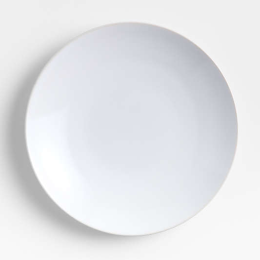 Craft White Stoneware Coupe Dinner Plates, Set of 8