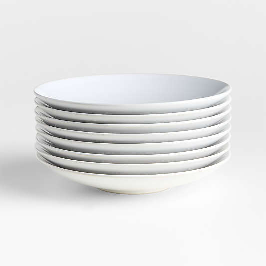 Craft White Stoneware Coupe Salad Plate