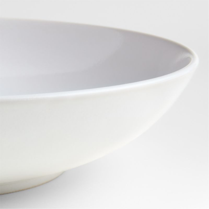 Craft White Stoneware Low Bowls, Set of 8 - image 4 of 5