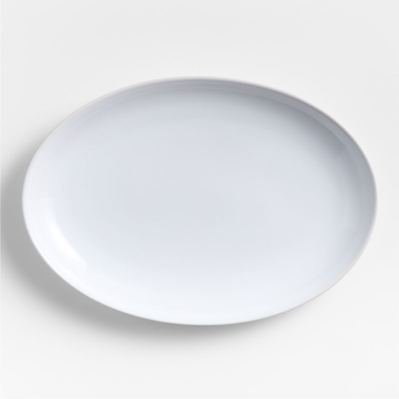 Craft White Oval Stoneware Medium Platter - image 0 of 2