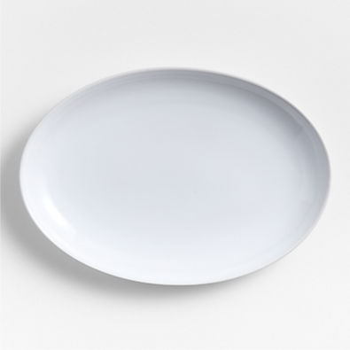 View Craft White Oval Stoneware Medium Platter details