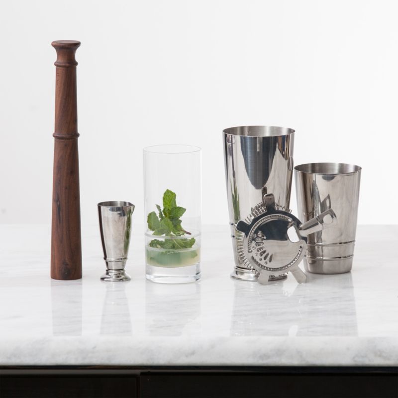 Crafthouse Signature Stainless Steel Boston Shaker and Strainer Set - image 4 of 5