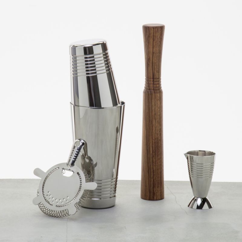 Crafthouse Signature Stainless Steel Boston Shaker and Strainer Set - image 3 of 5