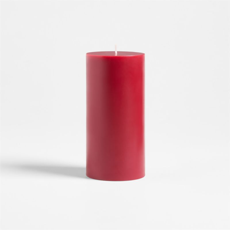 3"x6" Cranberry Scented Pillar Candle + Reviews | Crate & Barrel Canada