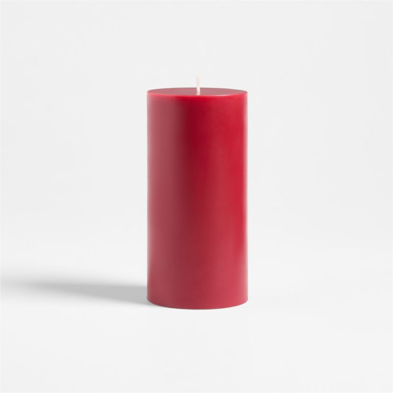 3"x6" Cranberry Scented Pillar Candle - image 0 of 5