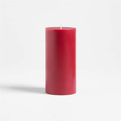 3"x6" Cranberry Scented Pillar Candle