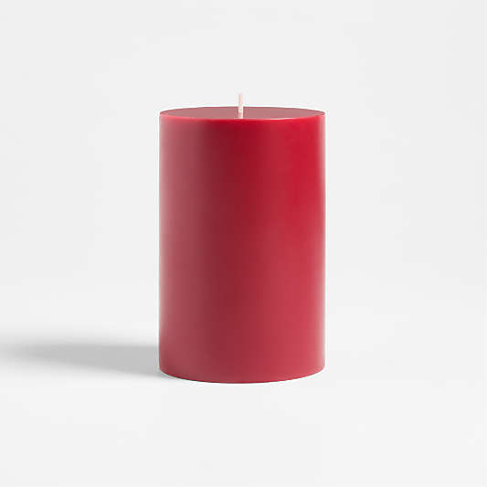 4"x6" Cranberry Scented Pillar Candle