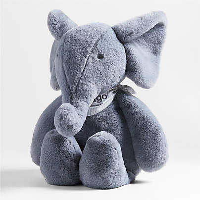 Crate Cuddlies Large Blue Elephant Kids Stuffed Animal