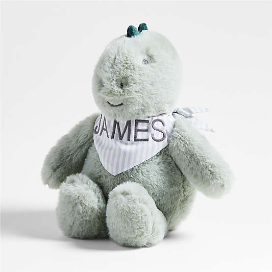 Crate Cuddlies Small Green Dinosaur Kids Stuffed Animal