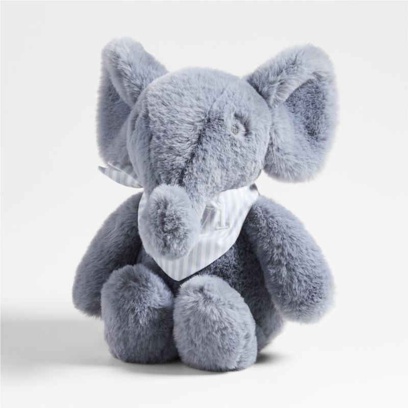 Crate Cuddlies Small Blue Elephant Kids Stuffed Animal - image 0 of 10