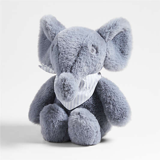 Crate Cuddlies Small Blue Elephant Kids Stuffed Animal