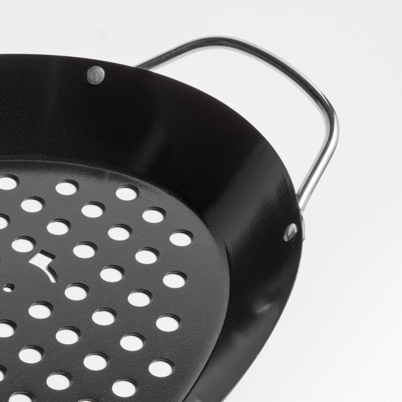 Crate & Barrel Outdoor Double Non-Stick Chicken Roaster Pan - image 4 of 5