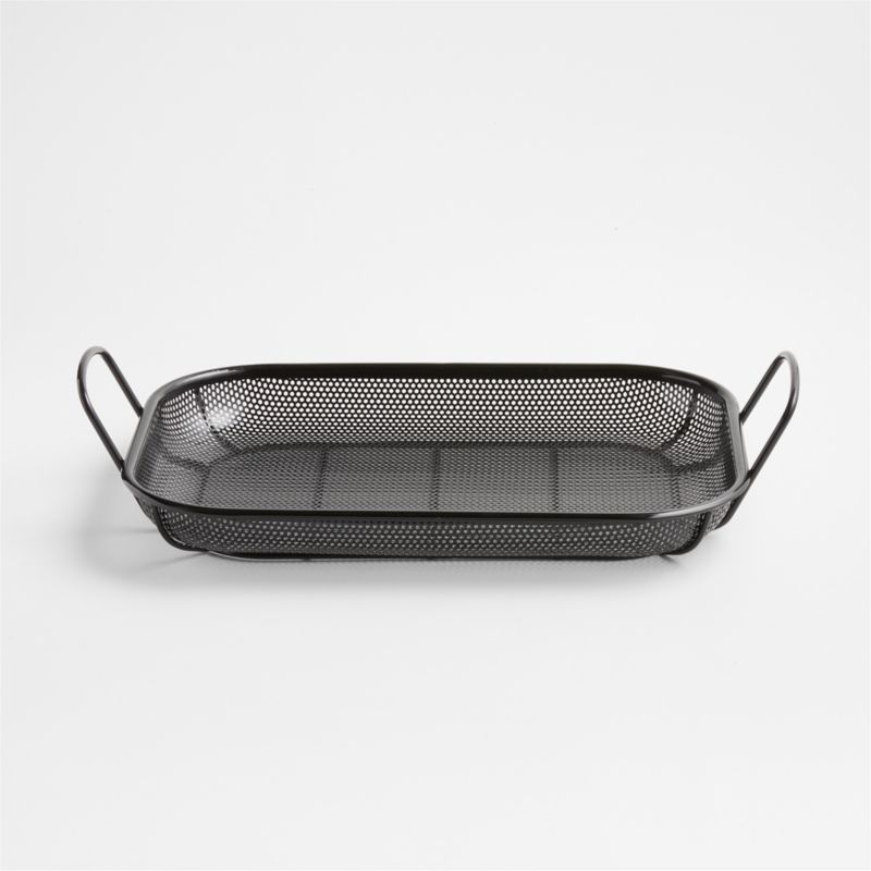 Crate & Barrel Outdoor Rectangular Roasting Chef's Pan - image 0 of 3