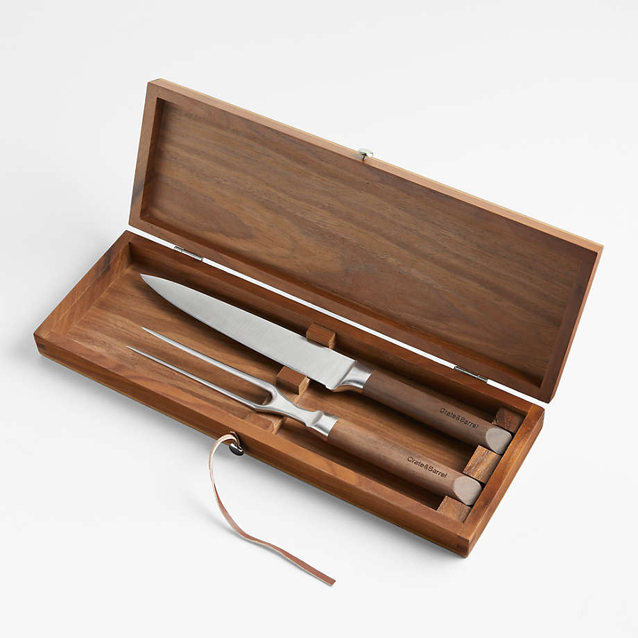 All-Clad Forged Carving Set | Crate & Barrel