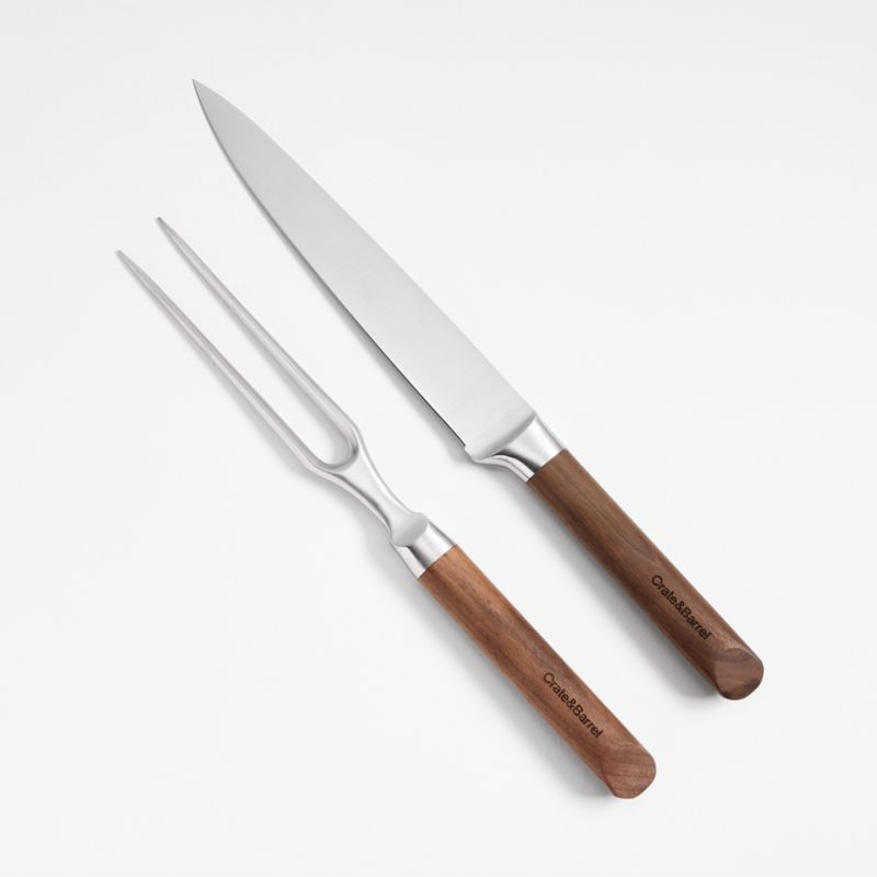 Crate & Barrel Carving Set - image 0 of 12