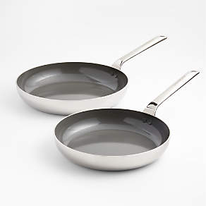 Crate & Barrel EvenCook Core ® 1.6 Qt. Stainless Steel Saucepan