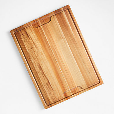View Crate & Barrel Acacia Wood Cutting Board 24"x18"x0.75" details