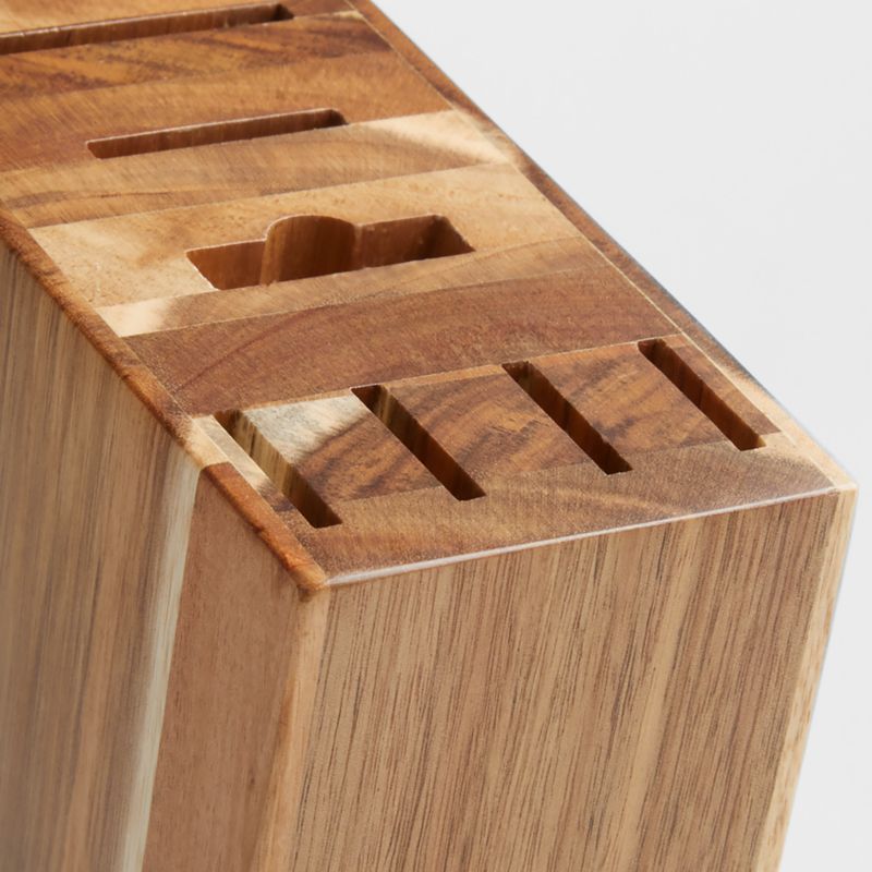 Crate & Barrel 9-Slot Knife Block