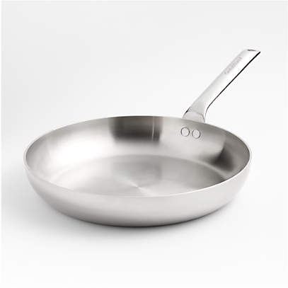 Crate & Barrel EvenCook Core 12 Stainless Steel Fry Pan + Reviews